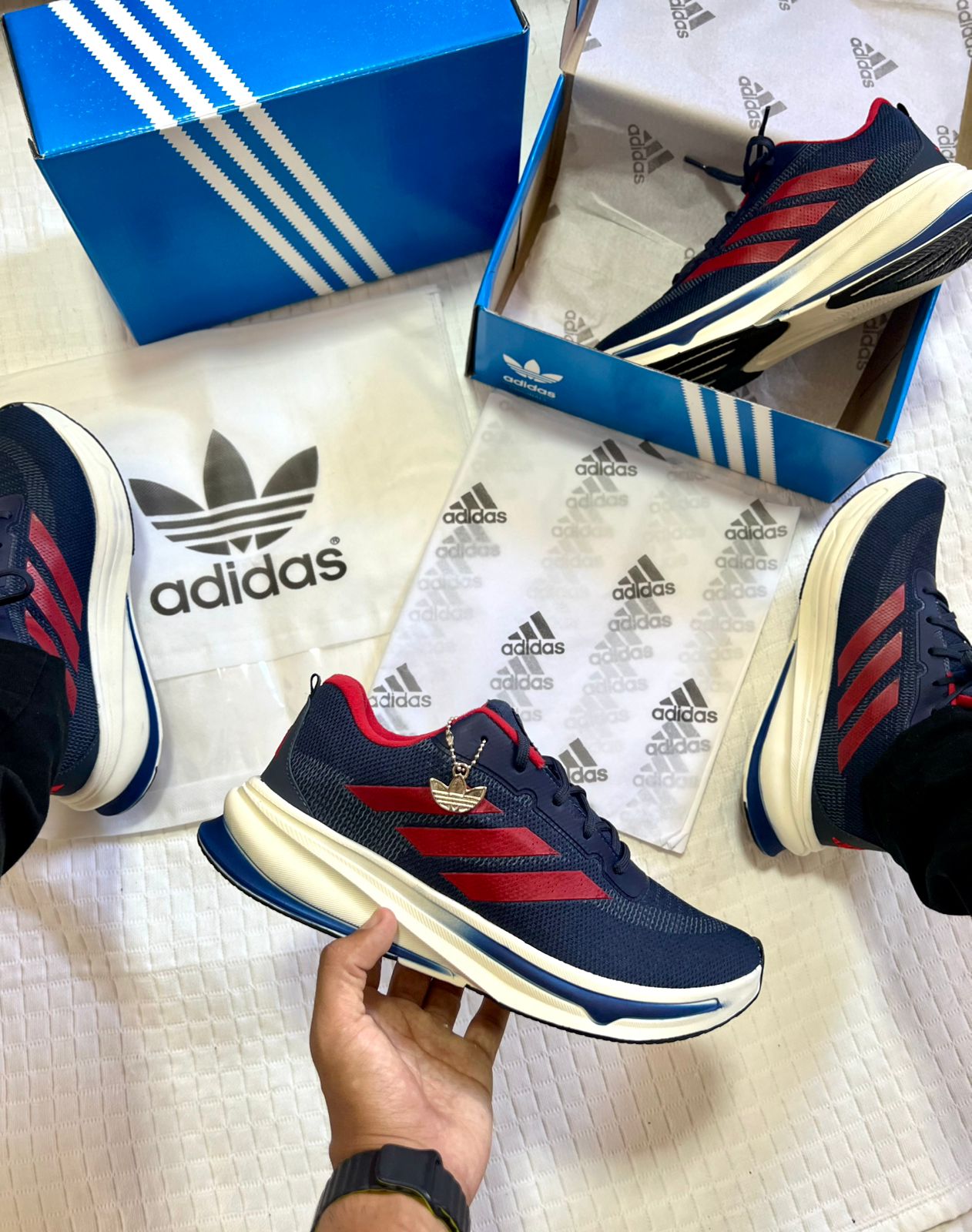 ADIDAS SUPERNOVA BLUE RED